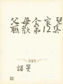 父母全家儿女大联欢第12集