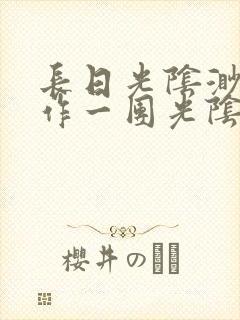 长日光阴渺渺乱作一团光阴似箭