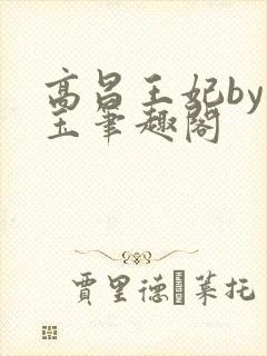 高昌王妃by黛玉笔趣阁