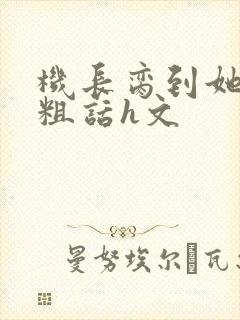 机长脔到她哭h粗话h文