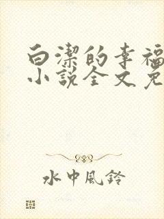 白洁的幸福生活小说全文免费笔趣阁阅读