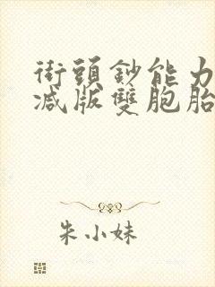 街头钞能力无删减版双胞胎