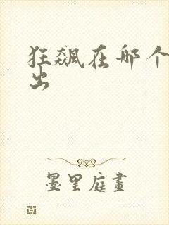 狂飙在哪个台播出