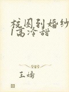 校园到婚纱1V1高冷甜