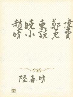 赵晓东郑伟吴雪晴小说免费阅读