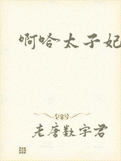 啊哈太子妃好骚