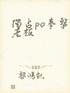 独占po拳击馆老板