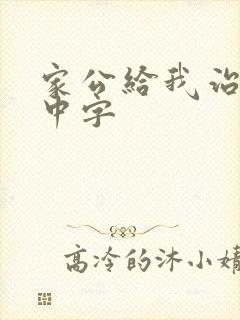 家公给我治疗5中字