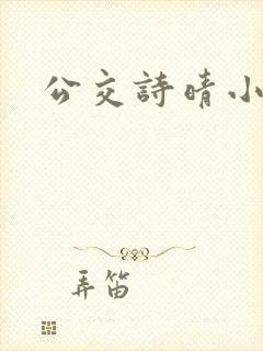 公交诗晴小说