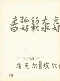 老师的大兔子好白好软水好多