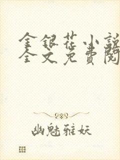 金银花小说在线全文免费阅读