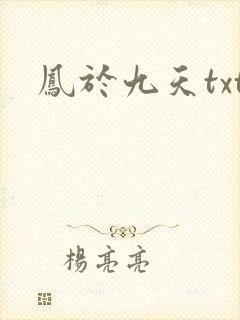 凤于九天txt