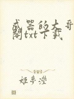 成器的大哥笔趣阁txt下载