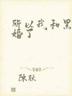 所以我和黑粉结婚了