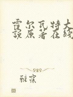 霍尔瓦特大街小说原著在线阅读