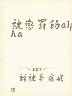 被惩罚的alpha