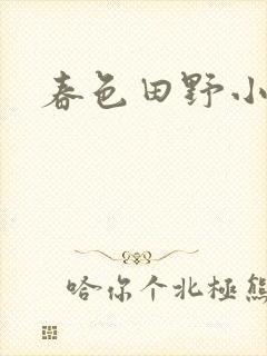春色田野小说