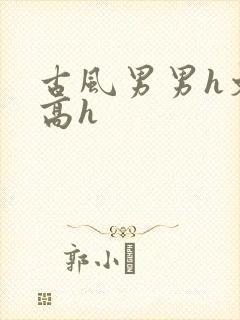 古风男男h文肉高h