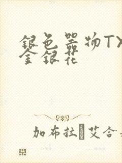 银色器物TXL金银花