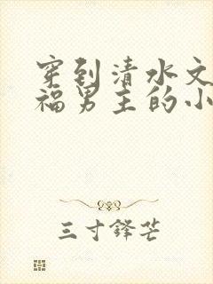 穿到清水文里造福男主的小说