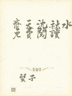 齐天沈秋水小说免费阅读