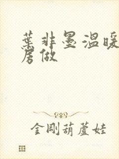 叶非墨温暖在厨房做