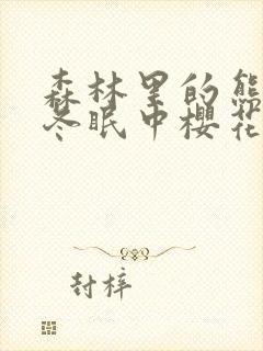 森林里的熊先生冬眠中樱花动漫