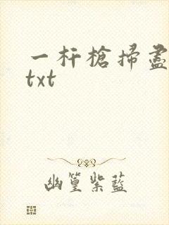 一杆枪扫尽全家txt
