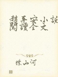 赵平安小说免费阅读全文