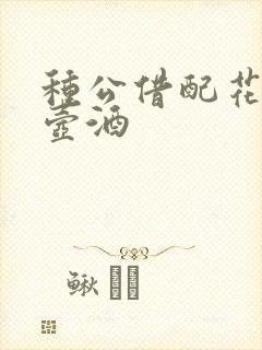 种公借配花间一壶酒