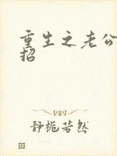 重生之老公请接招