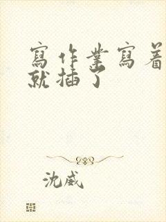 写作业写着写着就插了