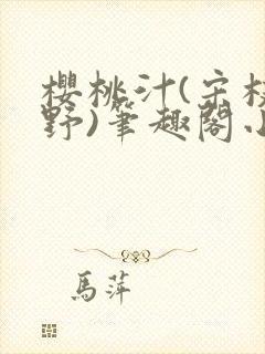 樱桃汁(宋枝江野)笔趣阁小说