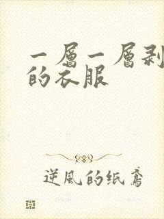 一层一层剥开你的衣服