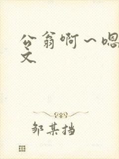 公翁啊～嗯啊h文