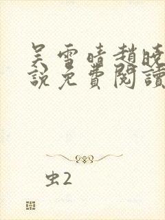 吴雪晴赵晓东小说免费阅读