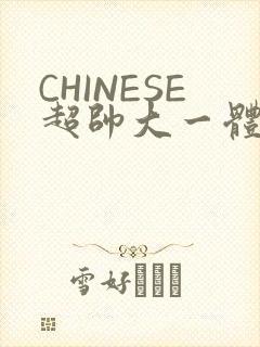 CHINESE超帅大一体育系精牛