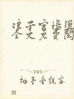 浪子官场猎艳记全文免费阅读