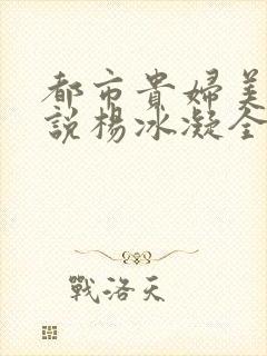 都市贵妇美腿小说杨冰凝全文阅读