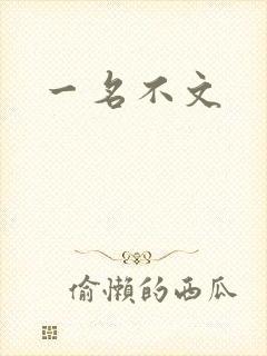 一名不文