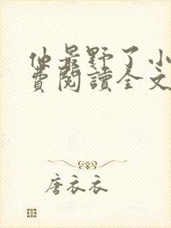 他最野了小说免费阅读全文