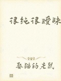 很纯很暧昧小说