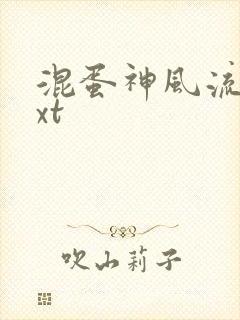 混蛋神风流史txt