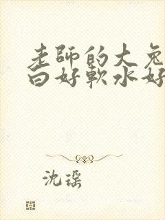 老师的大兔子好白好软水好多