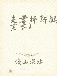 夫君摔断腿后(完本)