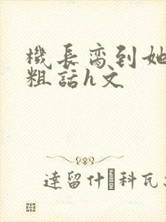 机长脔到她哭h粗话h文