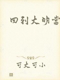 回到大明当才子