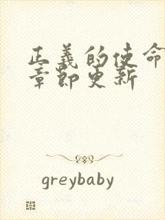 正义的使命最新章节更新