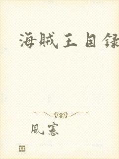 海贼王目录