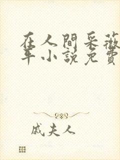 在人间采薇陆三平小说免费阅读